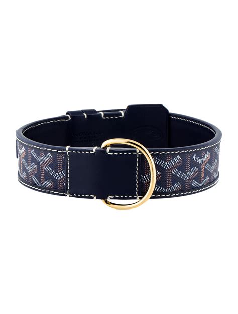 goyard dog collar blue|goyard dog collar price.